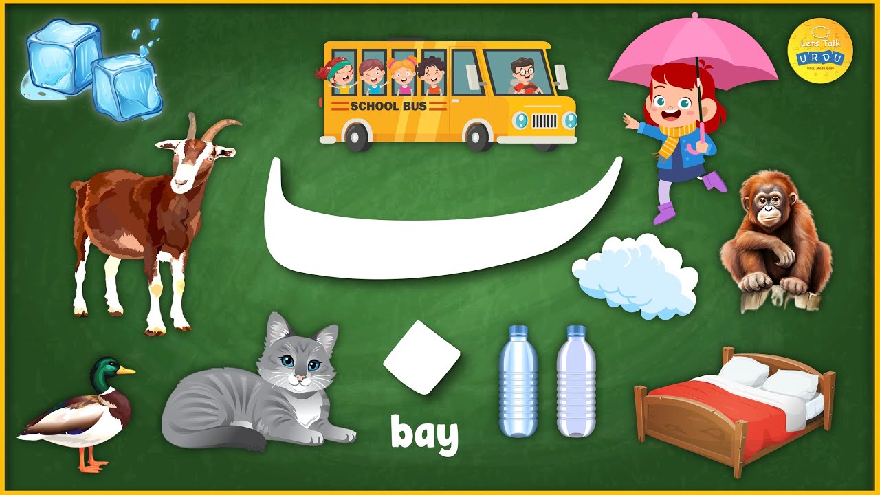 Alif Bay Pay - Urdu Words starting with letter Bay - Bay se Alfaaz