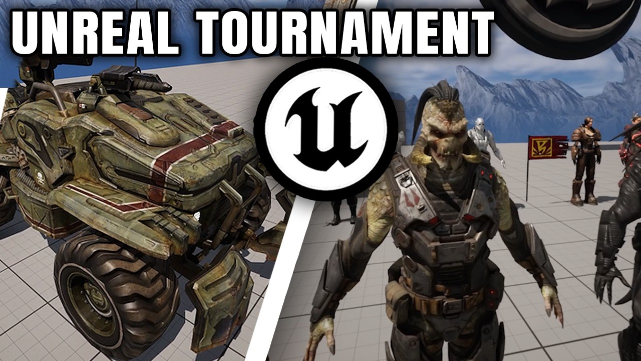 Unreal Tournament 4 был отменен… Эти ресурсы остались невостребованными.