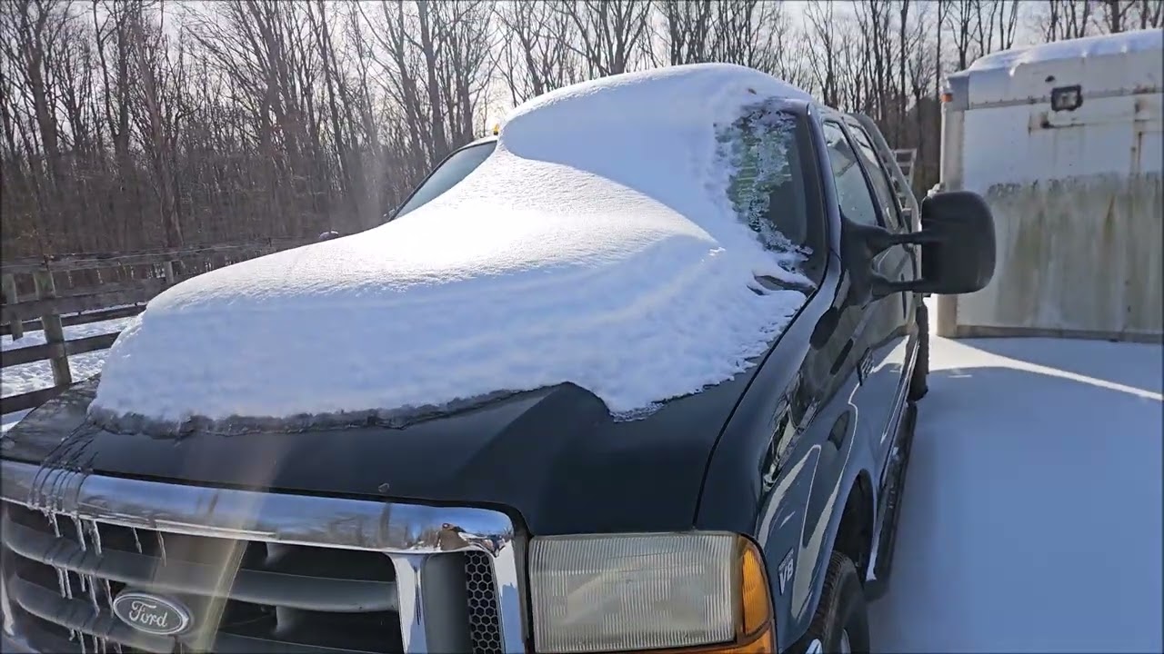 Three 7 3 cold starts, progressivley colder each video