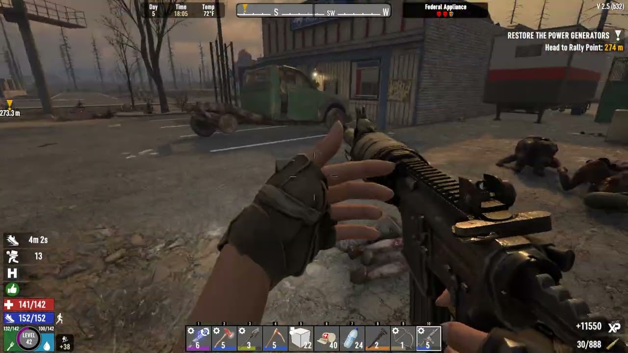 7 Days to Die Holy crap, I can't believe that I survived that!