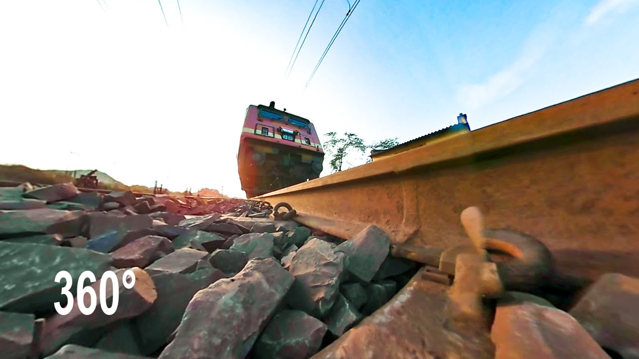 360 CAM under Jan Shatabdi Express | Indian Railways VR Video
