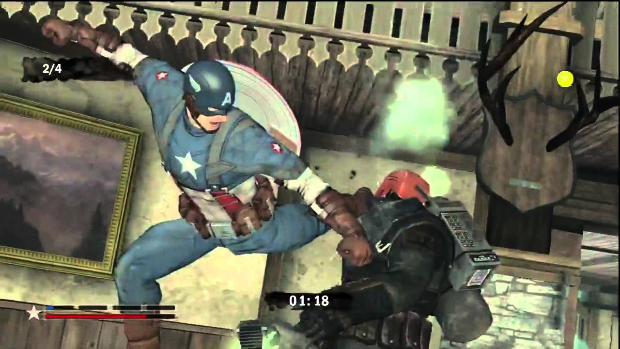 Captain America: Super Soldier - Challenge 7 - Bunkhouse Blitz [HD][XBOX 360][Gameplay]