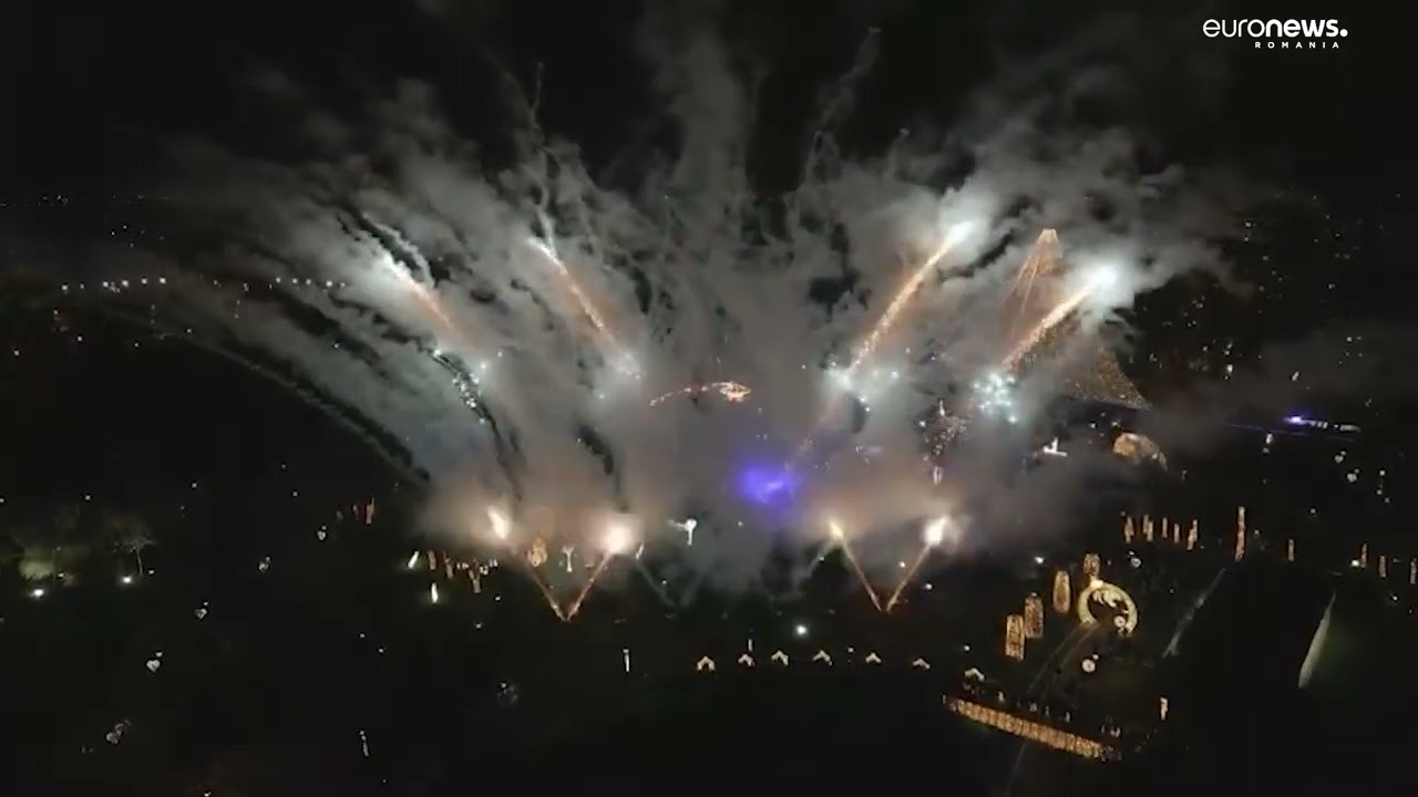 Târgul de Crăciun din Parcul Drumul Taberei s-a deschis cu un foc de artificii