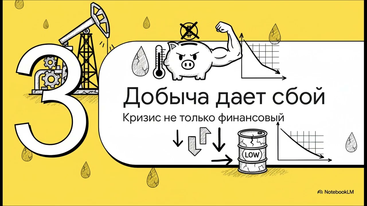 Нефтяной крах России 2026: рекордное падение добычи и волна банкротств
