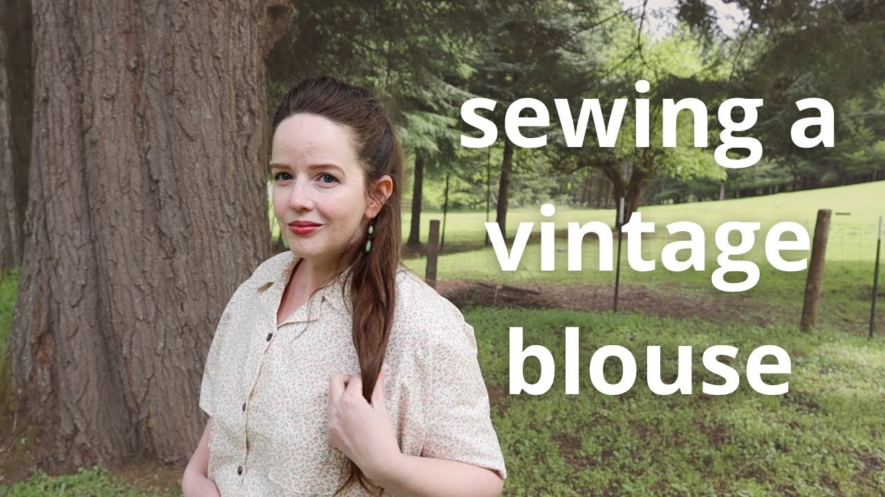 Sewing A 1940s Blouse | Folkwear Rosie the Riveter Blouse