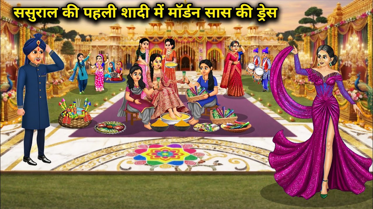ससुराल की पहली शादी में मॉर्डन सास की ड्रेस |Modern Mother-in-law's Dress for In-Law's First Wedding