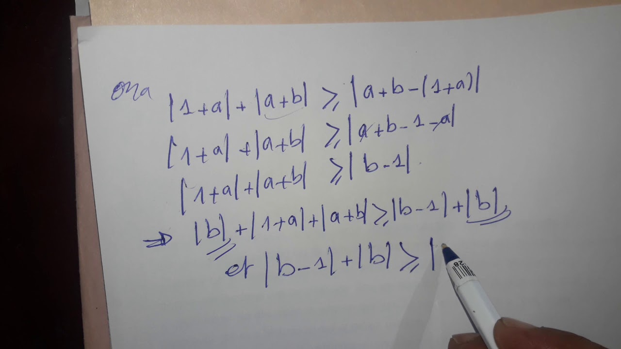 Les Nombres Complexes(exercice 29 page 95 Al moufid)  Inegalité Triangulaire...2Bac SM