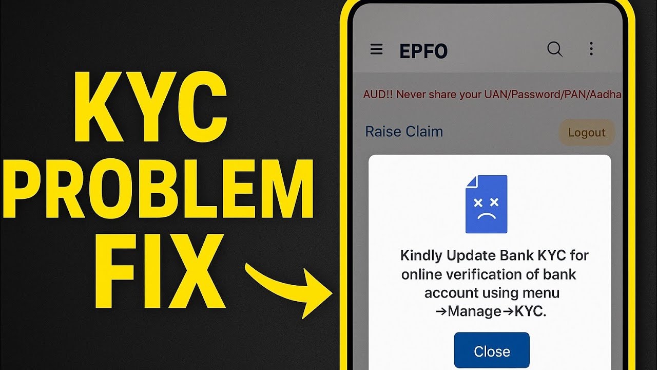 How to update bank KYC in PF account | Bank KYC pf account me kaise update kare | Mobile se 