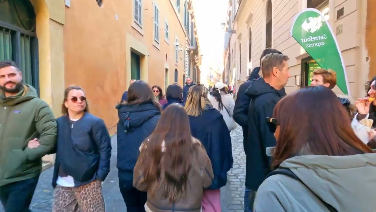 Rome Italy 2026, Trevi fountain to The Vatican City Tour In Jan 2026, Rome walking tour 4k 60fps