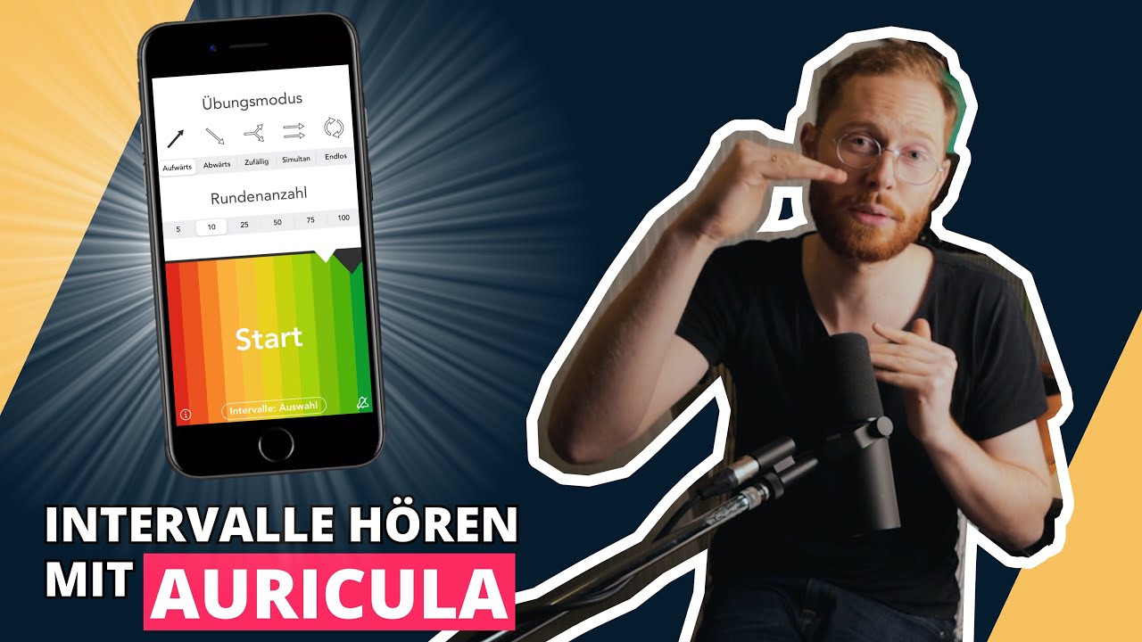 Intervalle hören & üben mit der App AURICULA // Gehörbildung Erklärung mit Merkhilfen