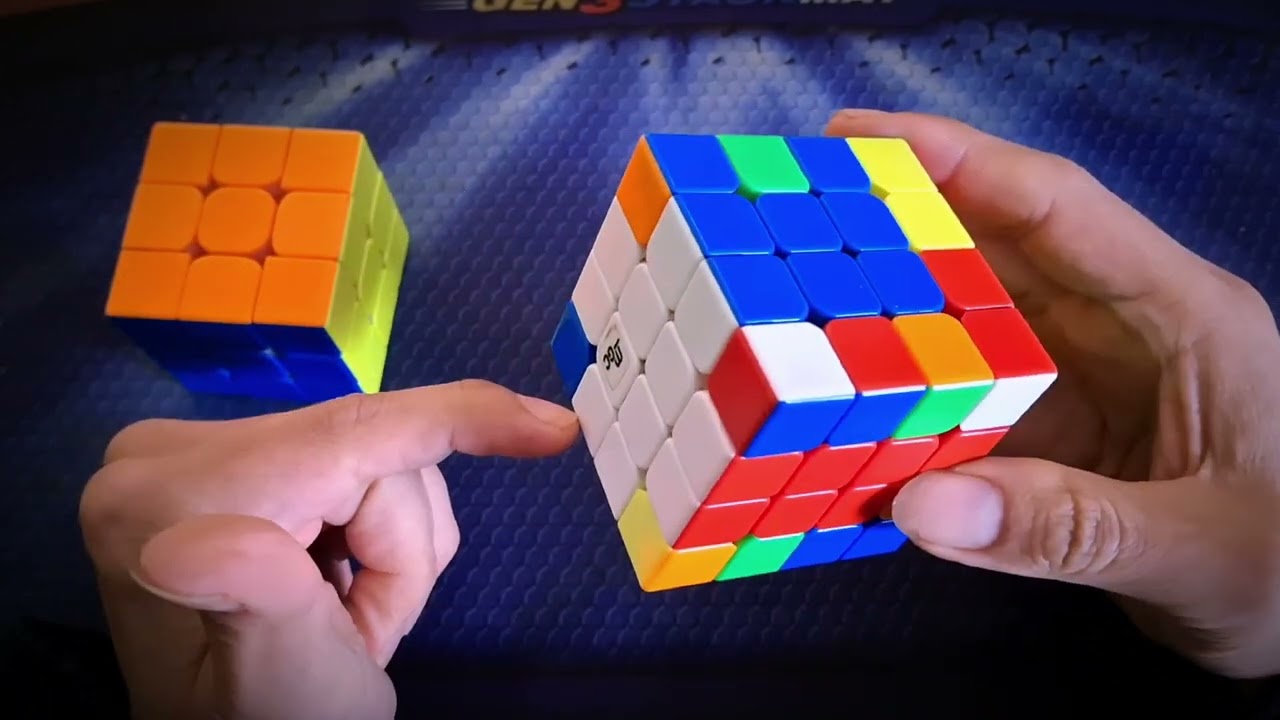 RESUELVE  CUBO 4X4 EFICIENTE con el  Método YAU Paso a Paso