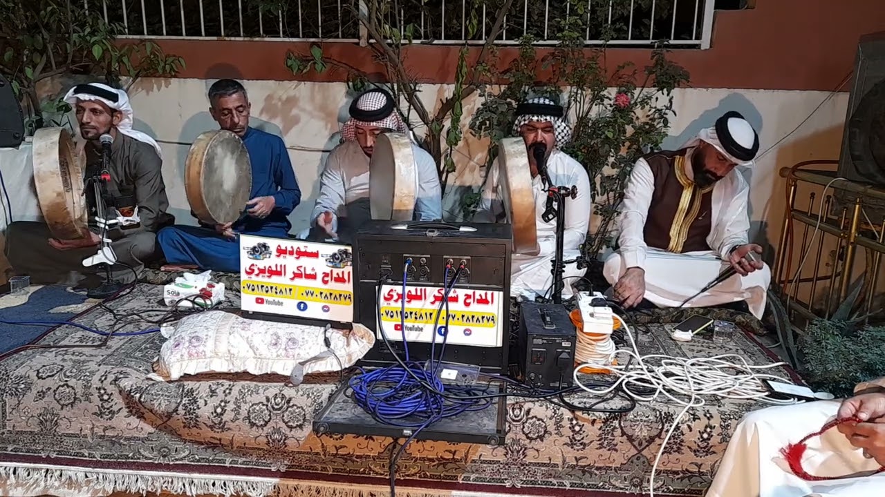 المداح احمد السيد غازي البدراني في حي الزهور ٢٠٢٢