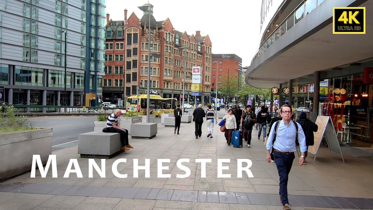 🇬🇧 Manchester walk - Piccadilly to Shudehill via Dale Street, Church Street in Northern Quarter