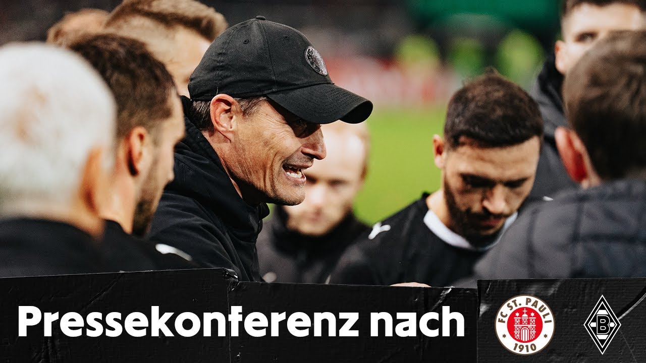 Die Pressekonferenz nach dem Spiel gegen Borussia Mönchengladbach