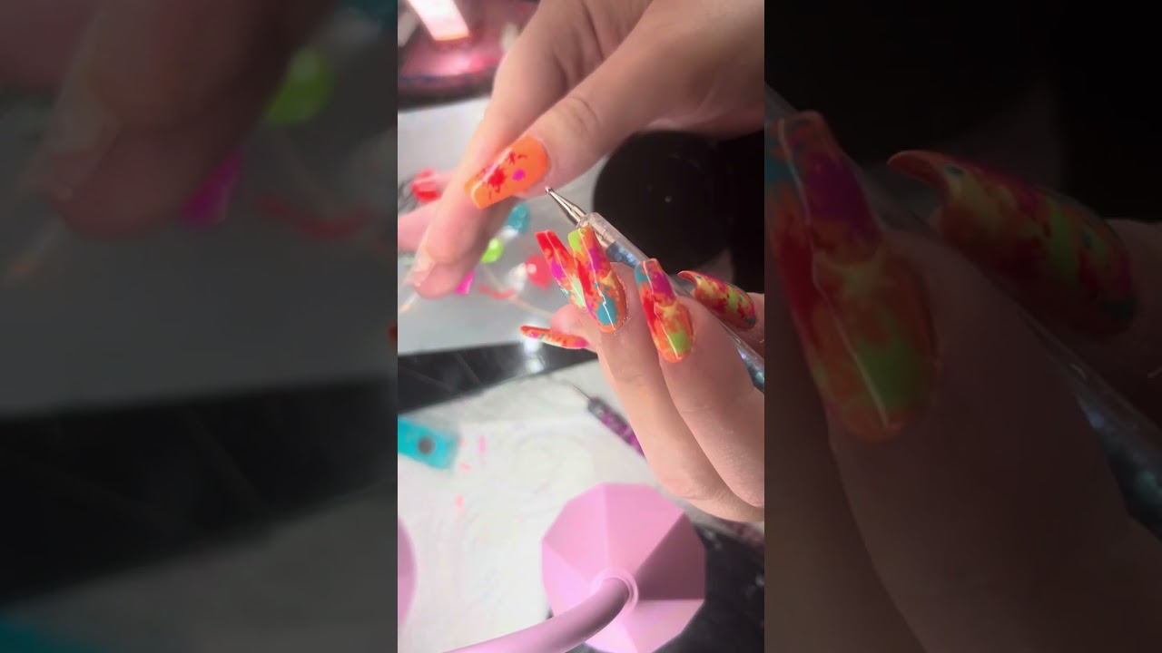 Paint Splatter Nail Tutorial 