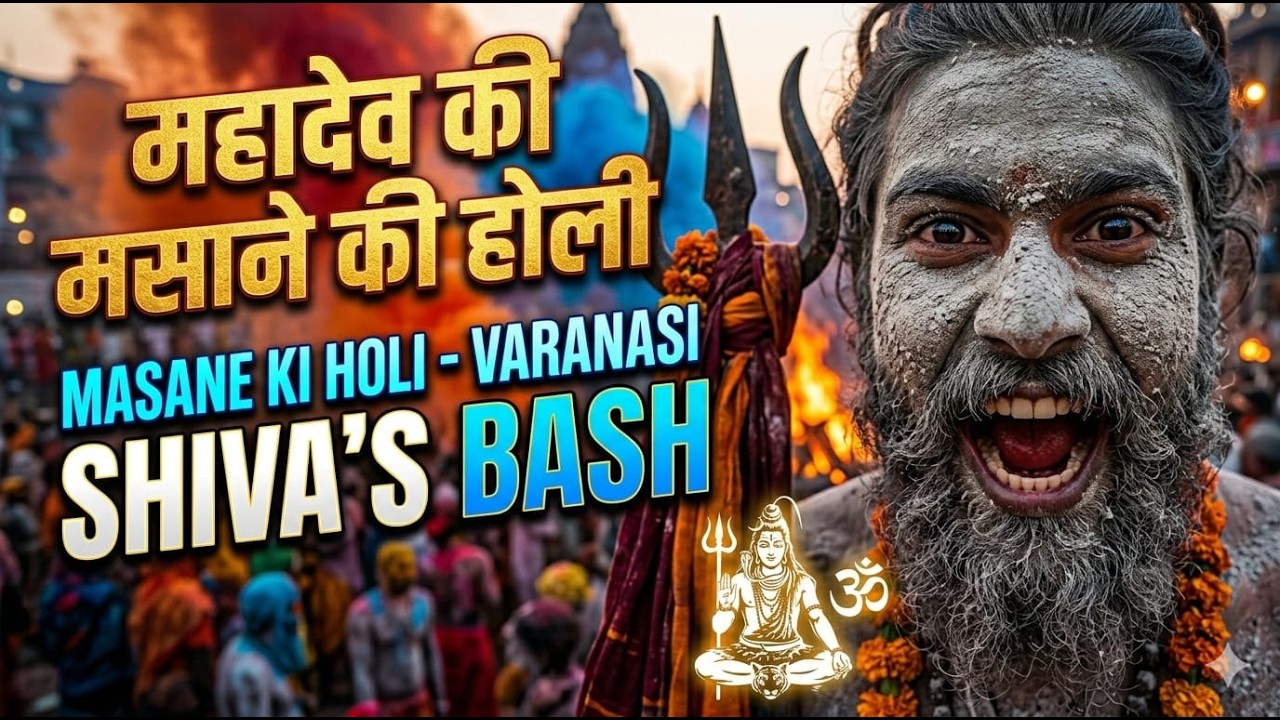 काशी में मसाने की होली 🔱 महादेव संग खेले भस्म की होली | Kashi Mahadev Masane Ki Holi 2026