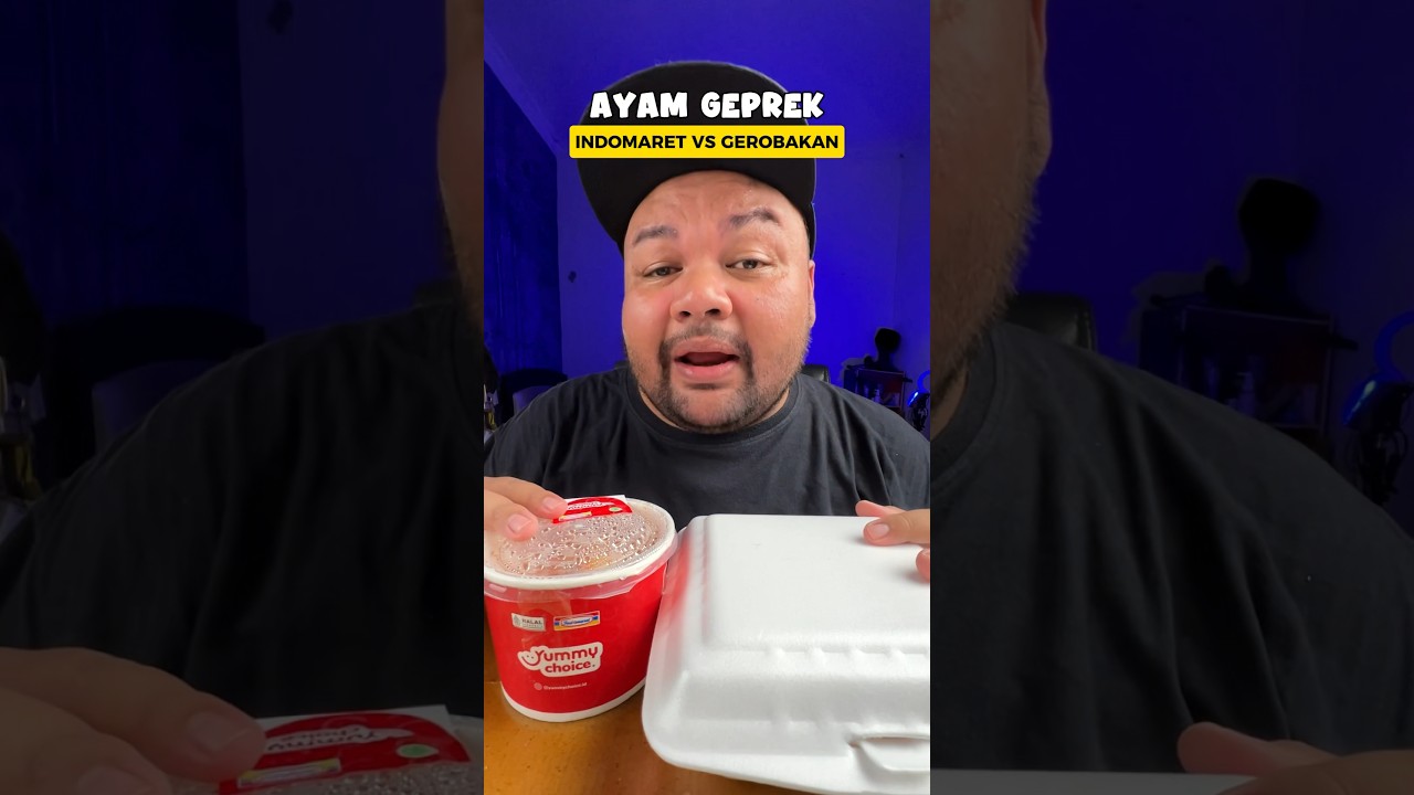 Battle Ayam Geprek Indomaret Vs Ayam Geprek Gerobakan‼️ #ajakfathirmakan #caramakandishorts2024