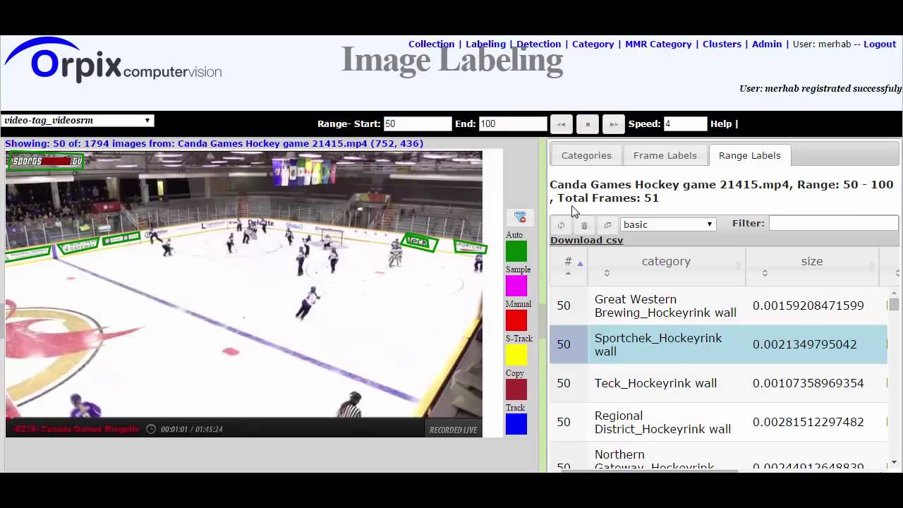 Orpix Image Labeling Solution - How to navigate labels of categories