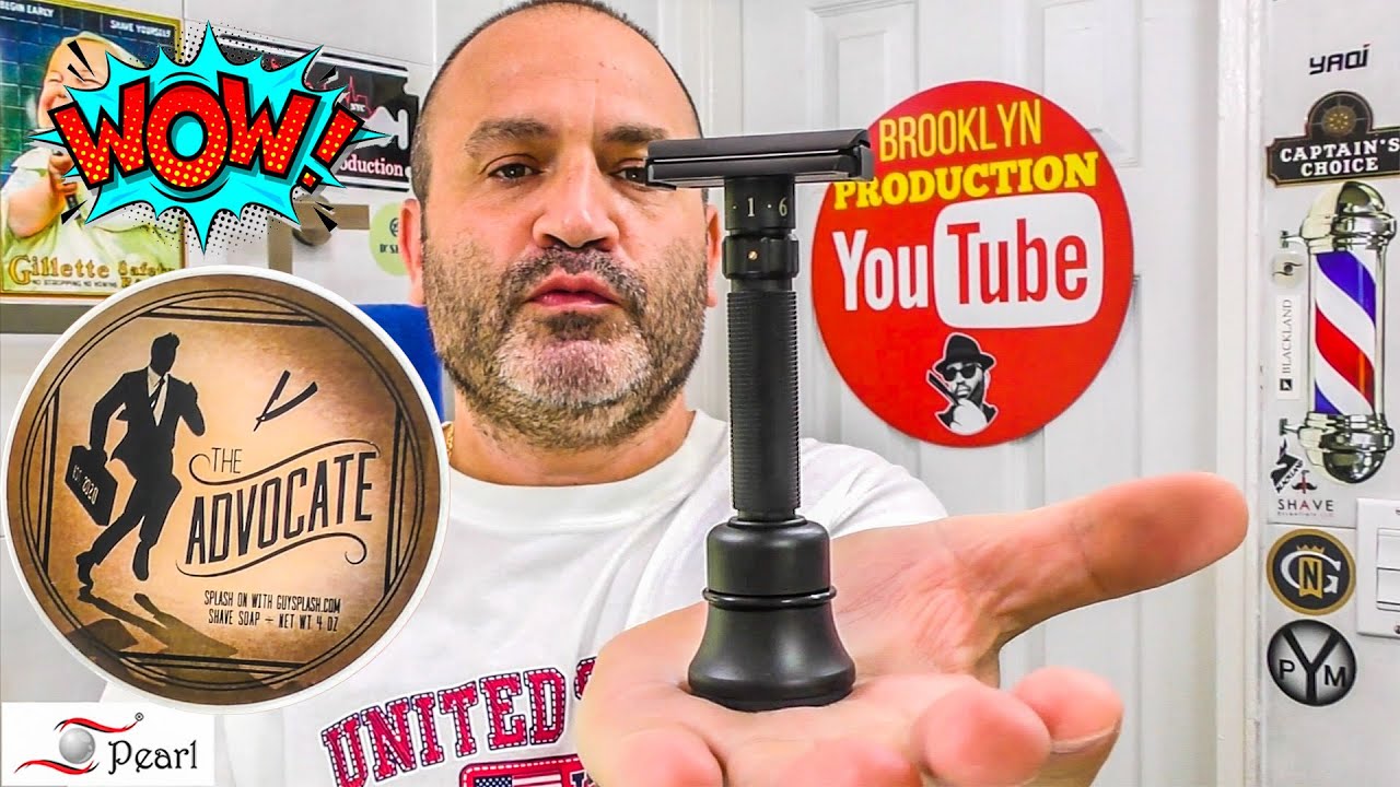 💈 Бритьё на минималках без фанатизма и извращений - Pearl Flexi Black Edition, Yaqi Brush, GuySplash