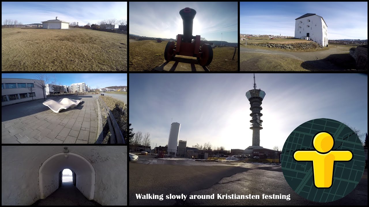 Walking around Tyholt/Trondheim with Gimball 21.04.16