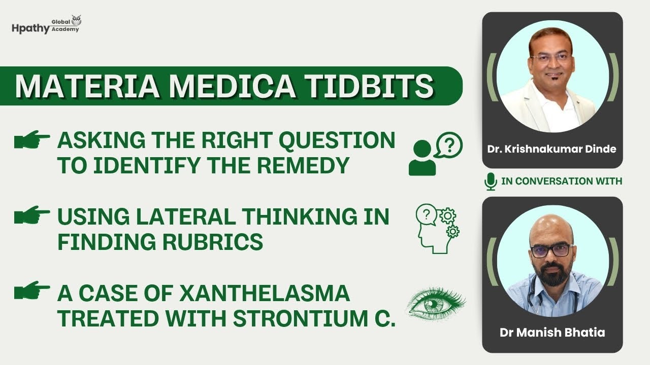 Интересные факты о Materia Medica | Беседа доктора Кришнакумара Динде с доктором Манишем Бхатией
