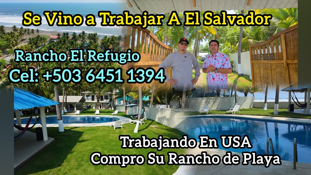 SE VINO DE USA A EMPRENDER, Rancho El Refugio En Metal&iacute;o Sonsonate y Trasporte. Cel:+503 6451 1394.