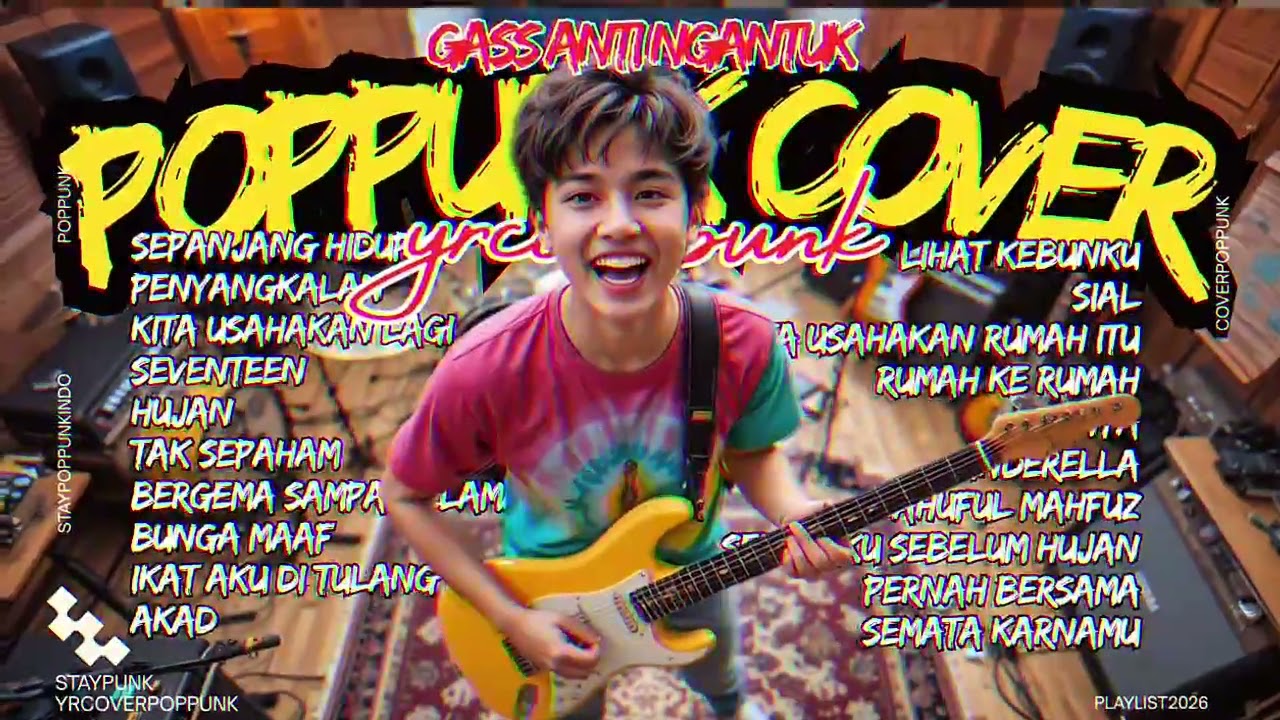 PLAYLIST ANTI NGANTUK⚡Kompilasi Cover Lagu PopPunk | HIDUP CAPEK MUSIK HARUS KENCENG |YRCOVER PART17