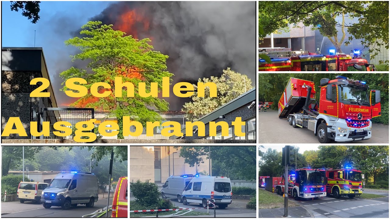 [Massiver Großbrand in Erkrath] Einsatzfahrten  Einsatzstellendokumentation O-Töne