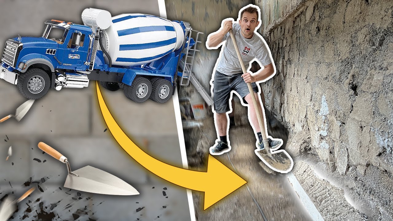 JE COULE DES FONDATIONS SOUS LES MURS  !