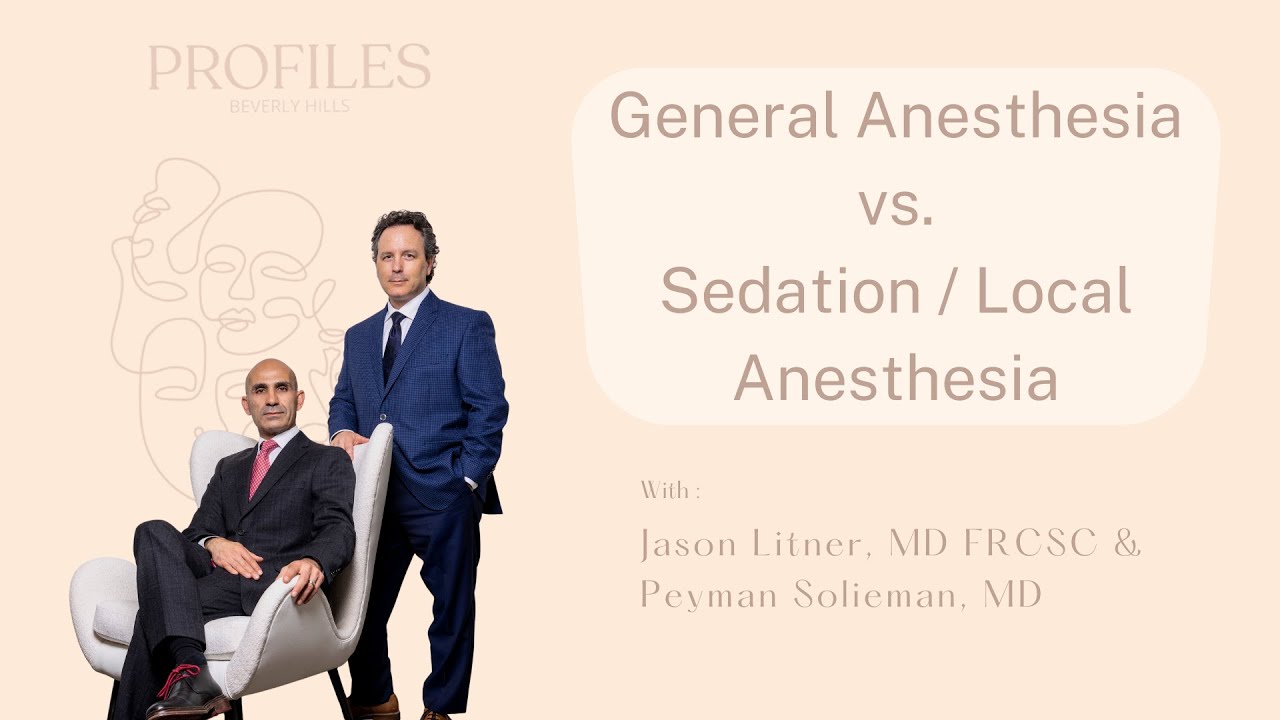 General Anesthesia vs. Sedation / Local Anesthesia