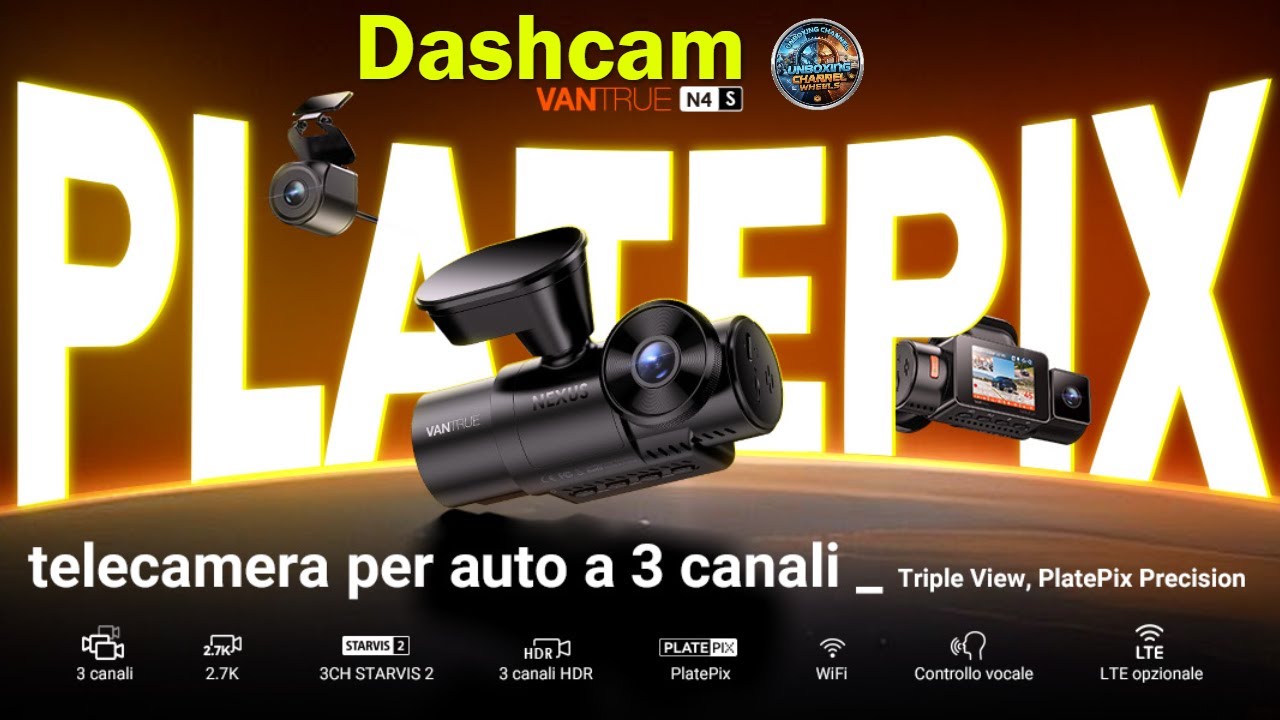 Vantrue N4S: La Dashcam Totale per la Tua Auto!