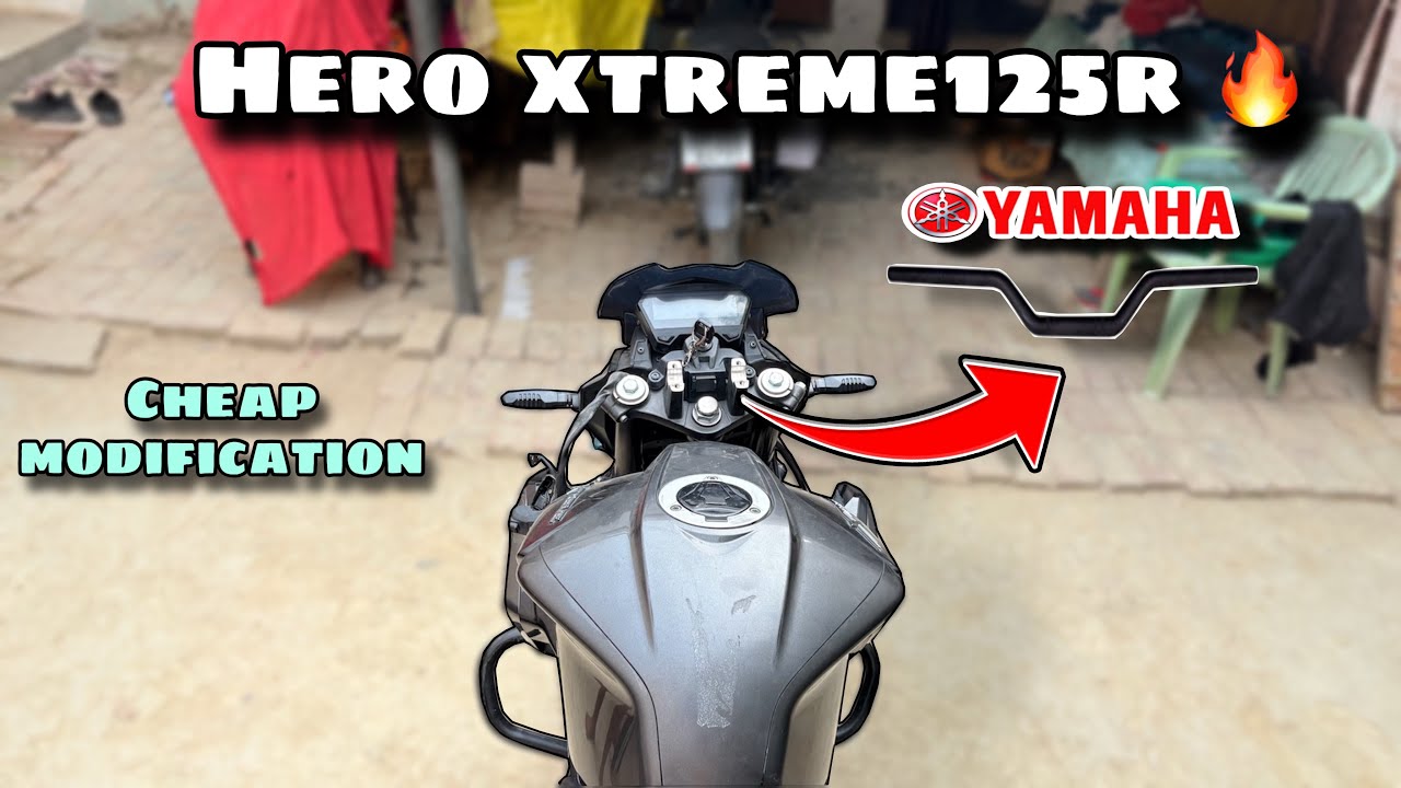 Hero xtreme125r 👍change handal baar ✅cheap modification 😍