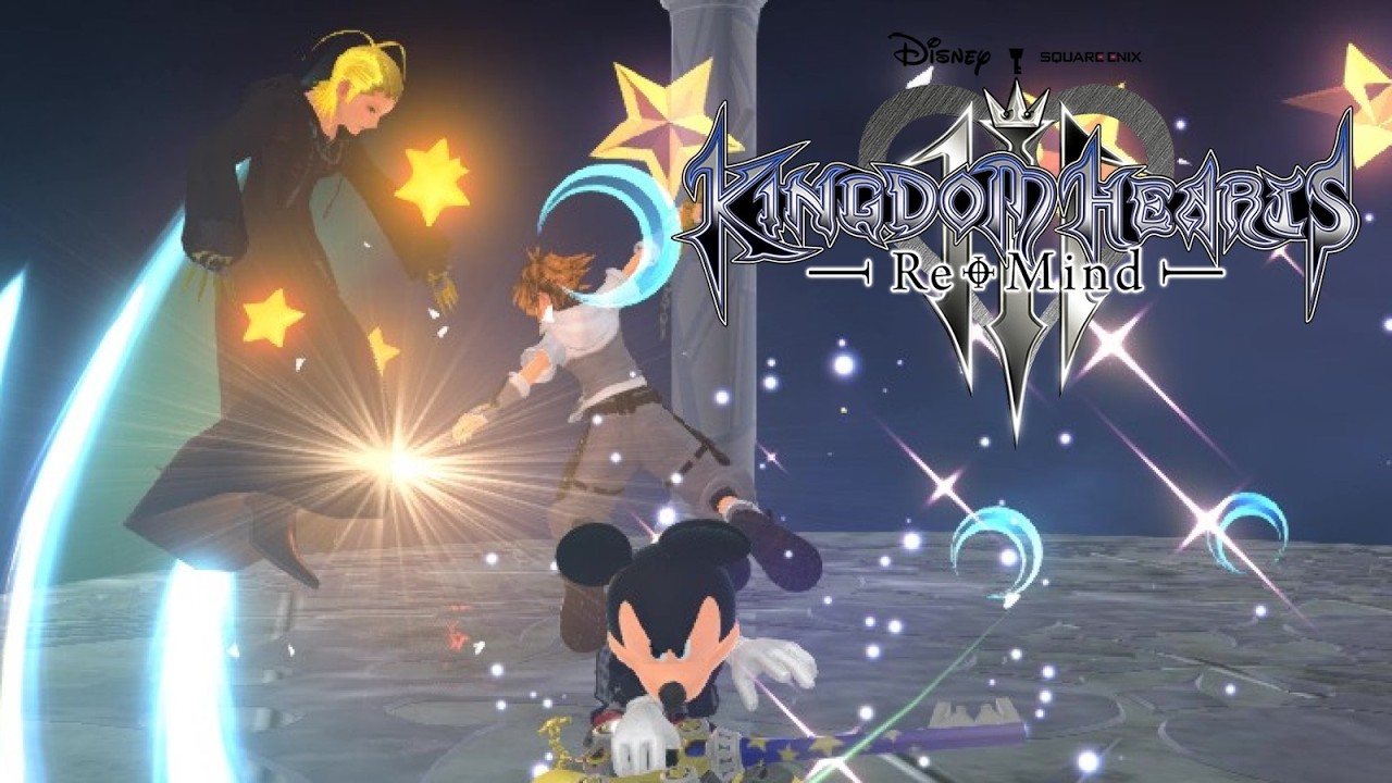 【KH3 Mod】王様, ソラ, カイリvsラクシーヌ / Mickey, Sora & Kairi vs Larxene