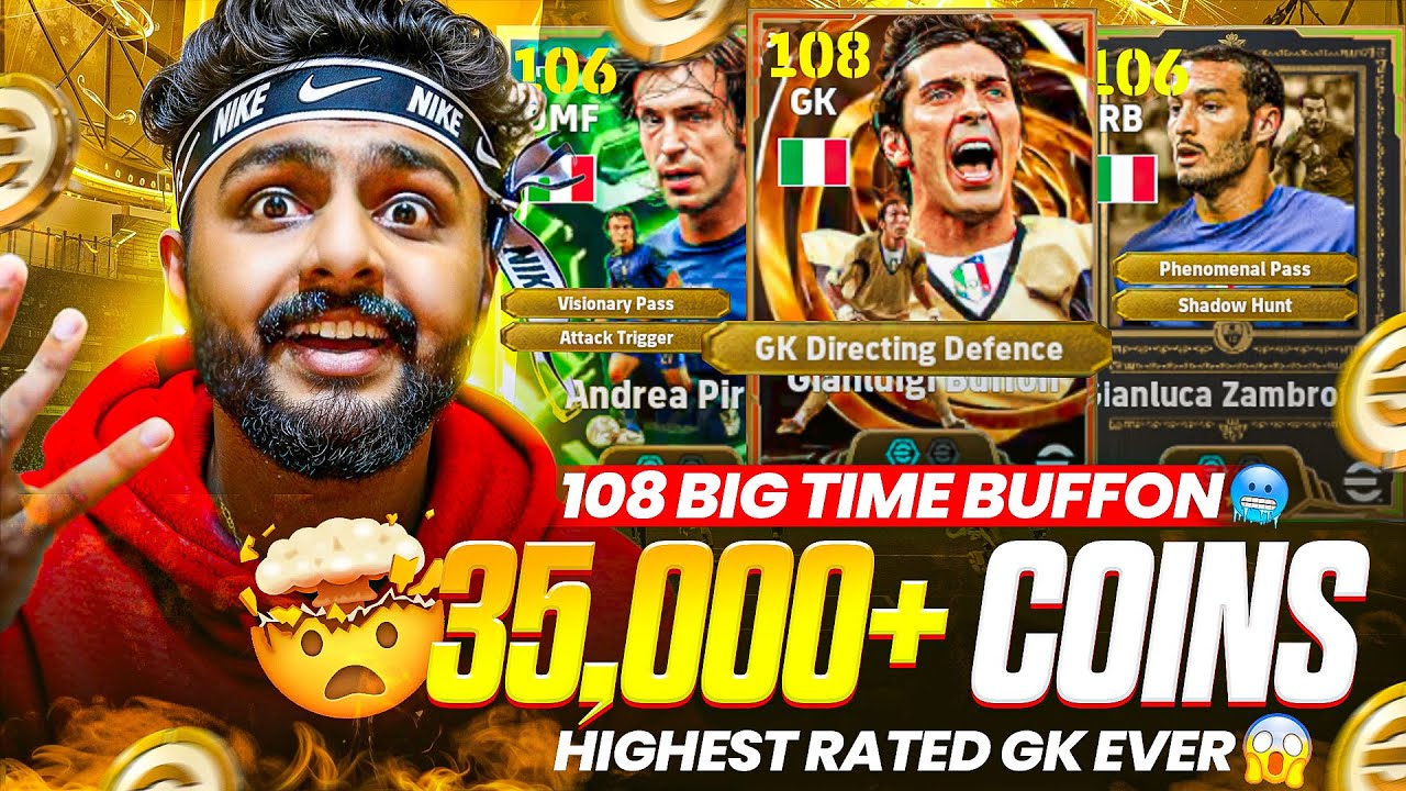 I CRASHED OUT BADLY🤬 MASSIVE 35,000 COINS😱 108 BIG TIME BUFFON + 106 PIRLO🤯 ITALY 2006 PACK OPENING🔥