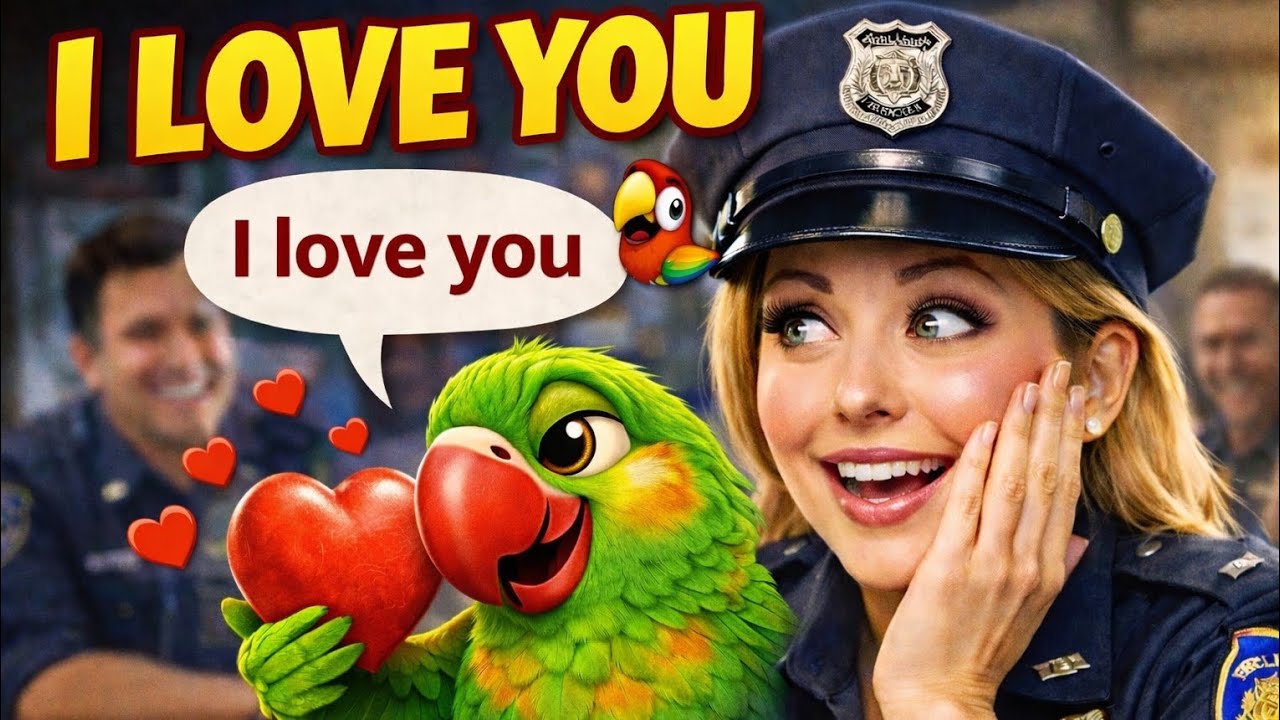 Officer Miller I love you 😘 | Trending Video | Parrot Talks 