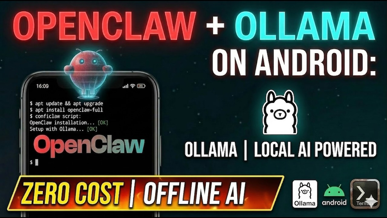 Установка OpenClaw с Ollama на телефон Android | Настройка и запуск локального ИИ | Бесплатно | C...