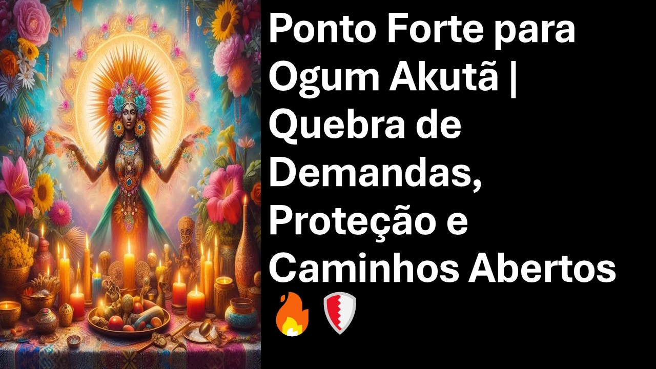 Ponto Forte para Ogum Akutã | Quebra de Demandas, Proteção e Caminhos Abertos 🔥🛡️
