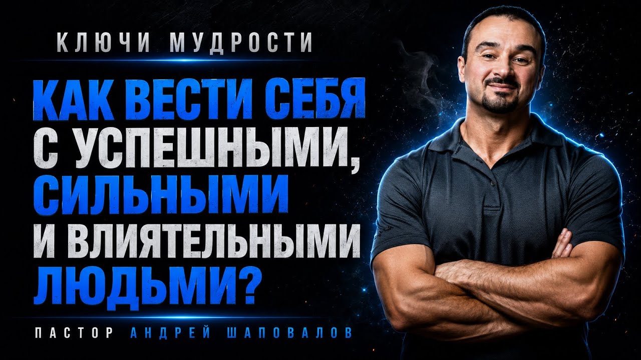 КЛЮЧИ МУДРОСТИ «6 Советов, как вести себя с успешными, сильными и влиятельными людьми?» А. Шаповалов