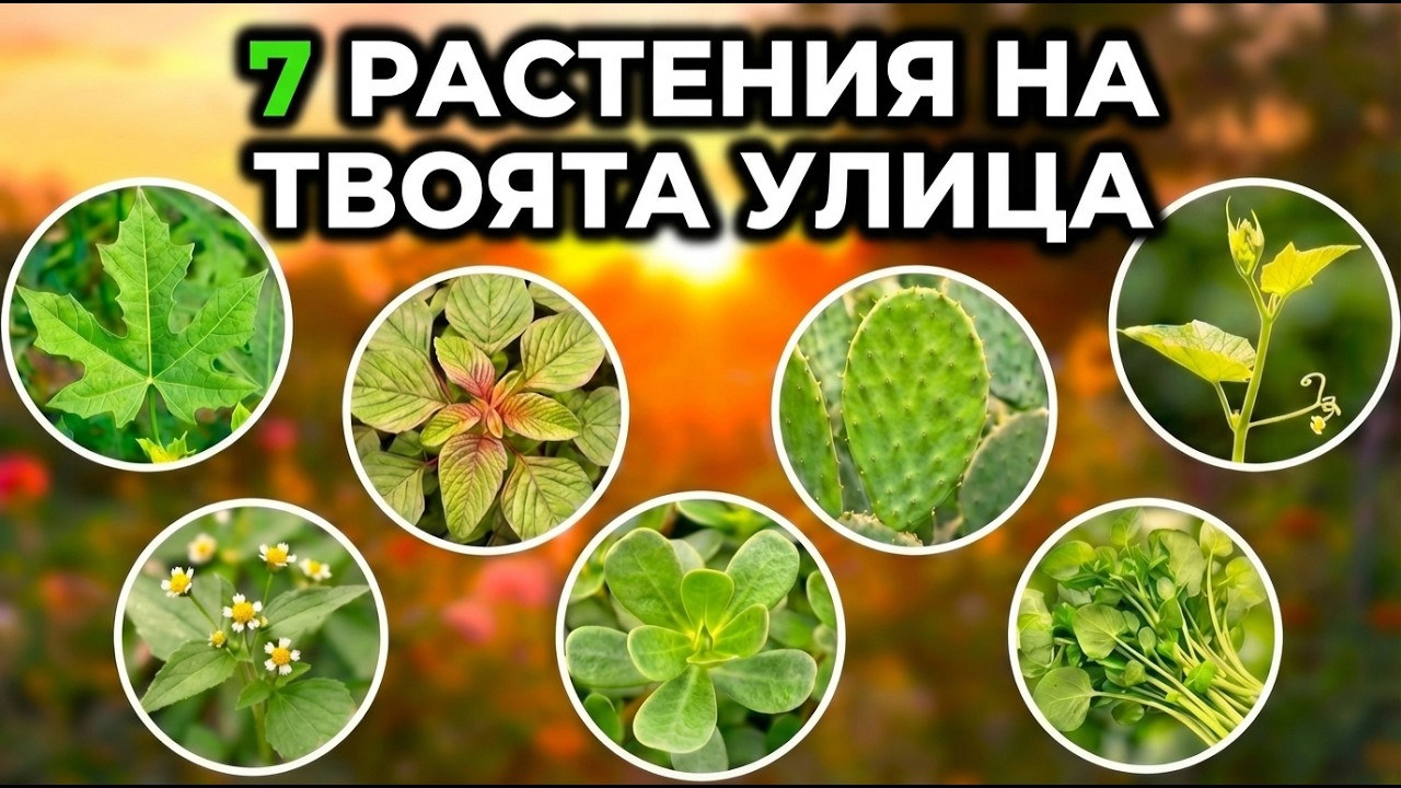 Никой не ви казва: 7 ядливи растения, които растат сами