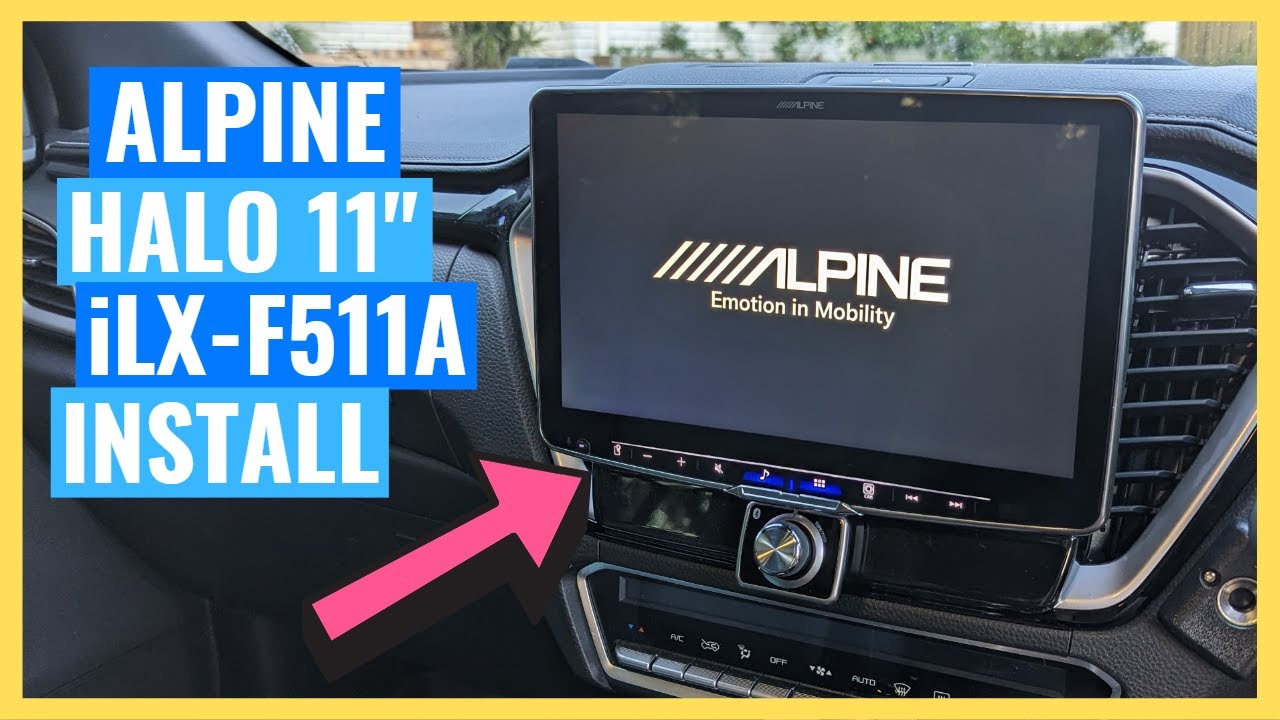 How To INSTALL an ALPINE HALO iLX-F511A 11