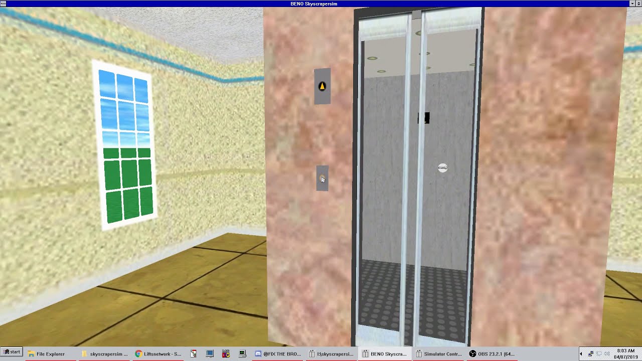 SKYSCRAPER SIMULATOR SKYSCRAPERSIM LIFTVILLE MALL LIFT ELEVATOR TOUR ✔