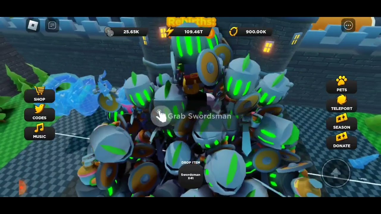 900,000th rebirth!!!!! in roblox strongman simulator