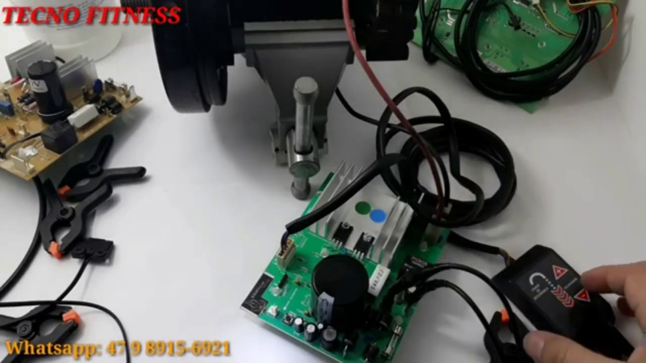PLACA PARA ESTEIRA CALOI. Como fazer a instalação  corretamente. Teste do Motor link abaixo.