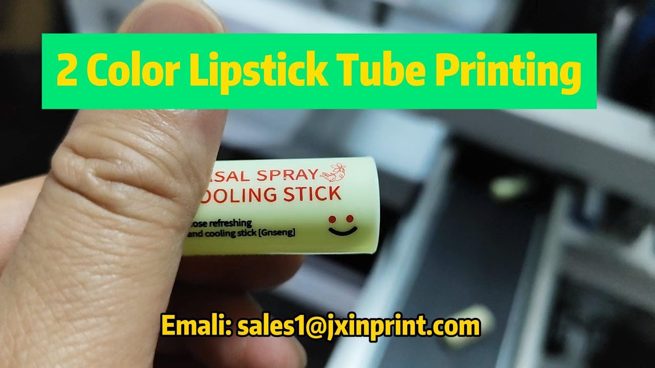 2 Color Automatic Screen Printing Machine for Lipstick Tube