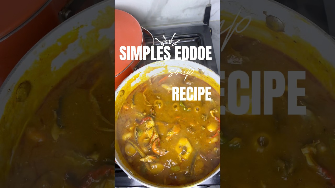 Liberian eddoe soup | Liberian foods are so delicious #liberianfood #liberiangirl #monrovialiberia