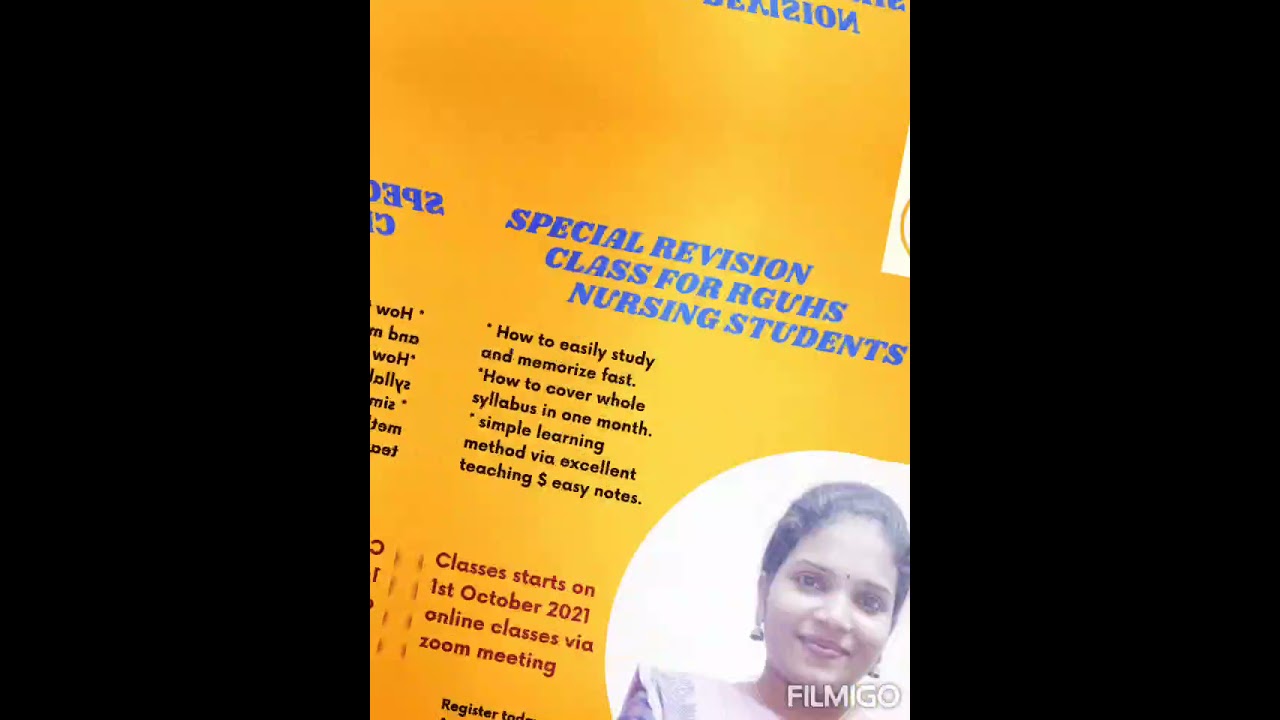 Special Revision class for RGUHS Nursing students👍