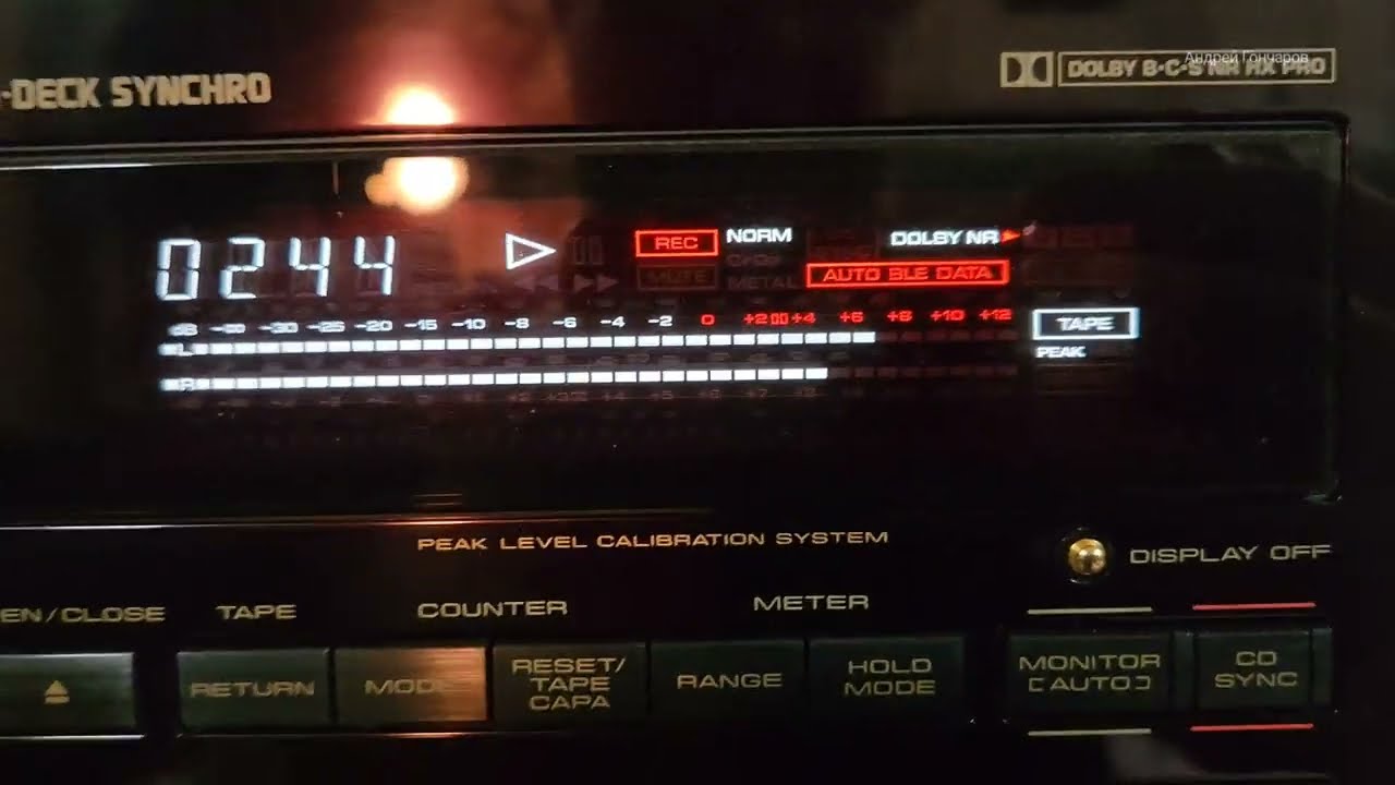 PIONEER CT-93 запись на DENON DX1 1978 год