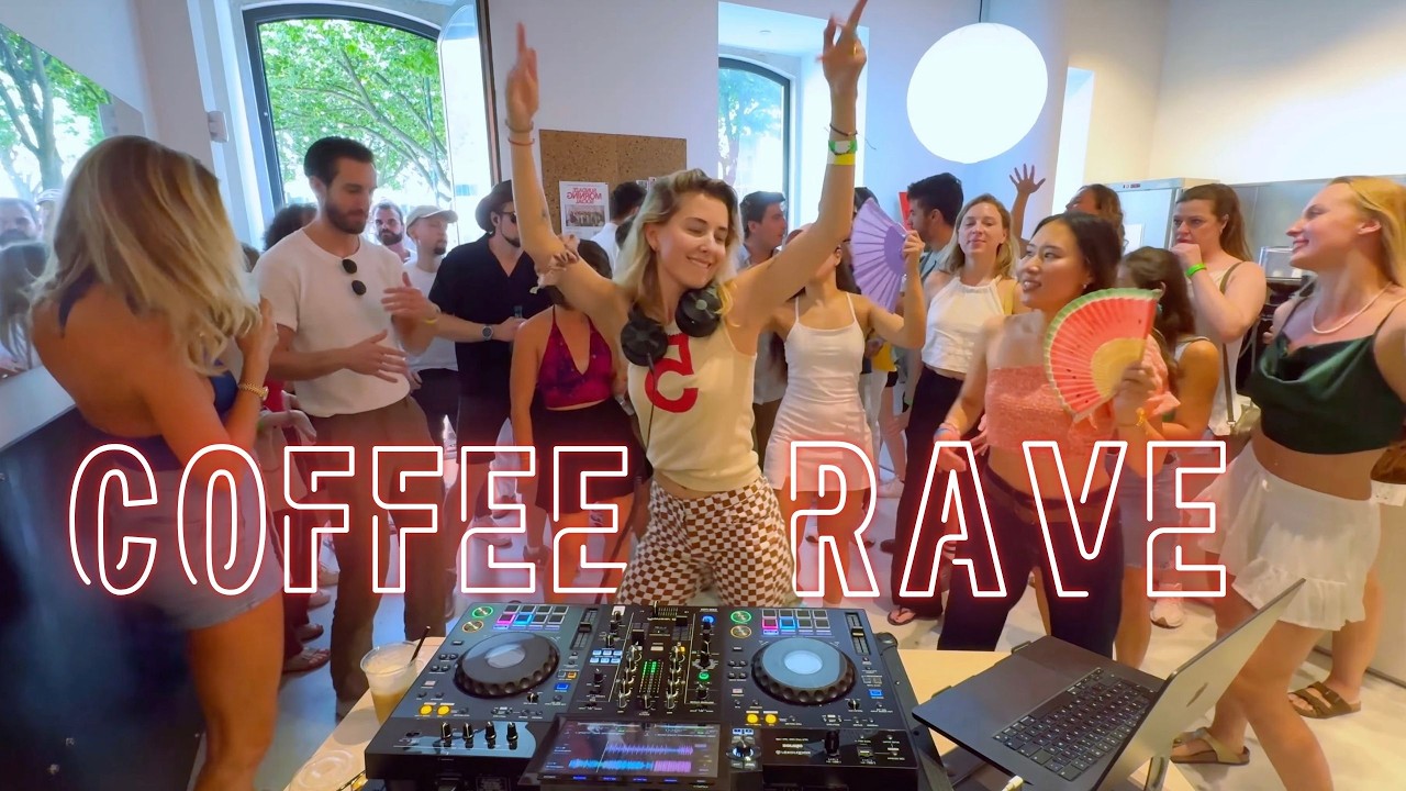 Good Vibes Coffee Rave Vol. 3 ☕ @Cookie Shop Lisbon I Uplifting Dance Mix I DJ Set by Val Baker
