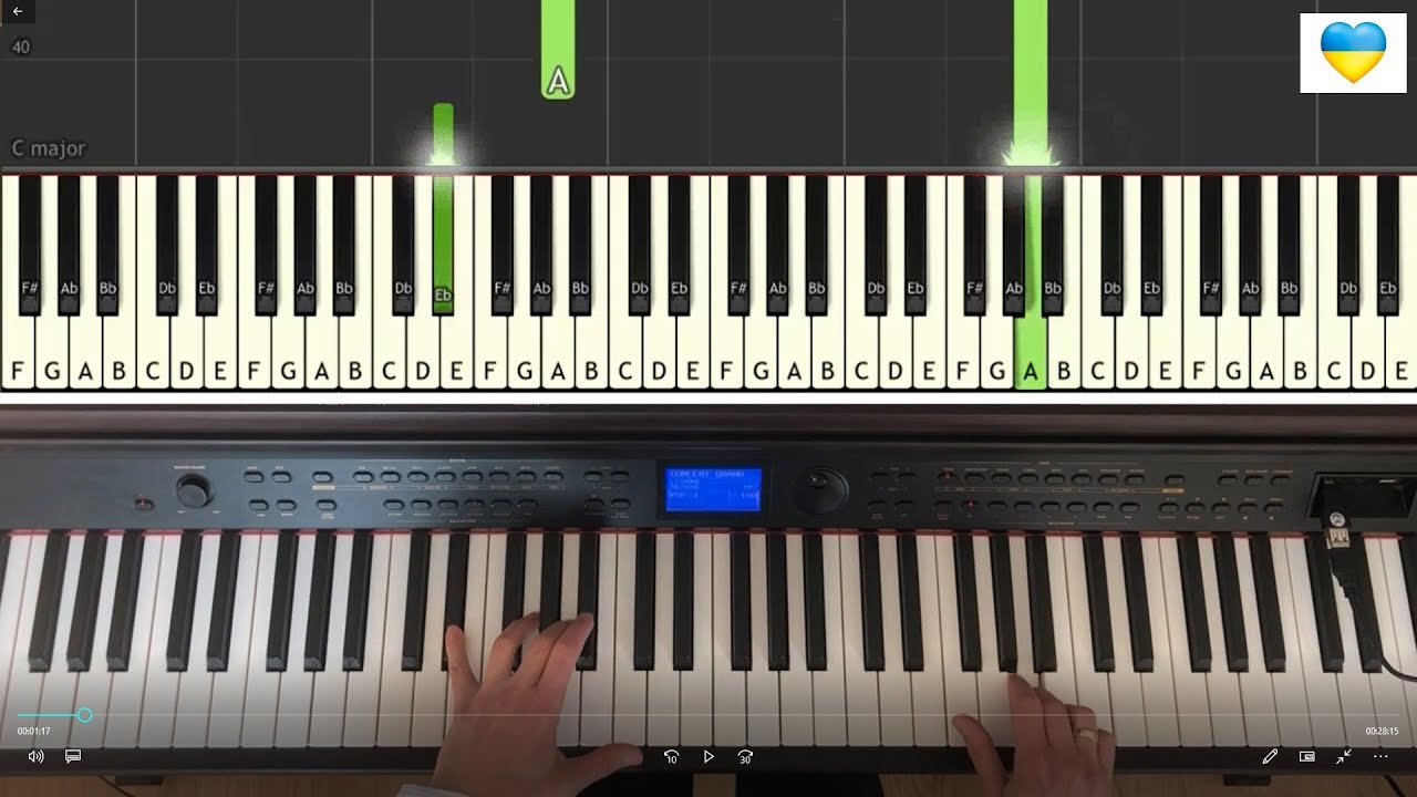 Nocturne C-sharp minor, Frederic Chopin - how to play, piano tutorial, from 