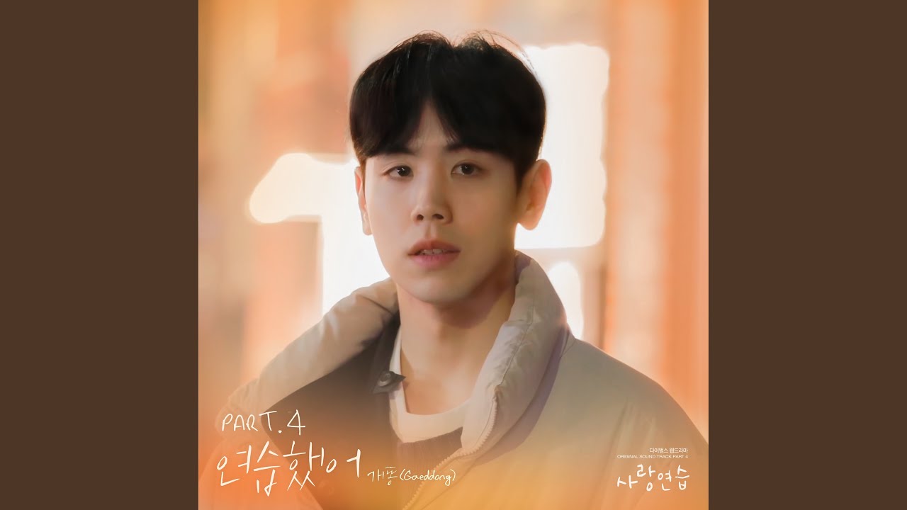 I practiced (연습했어)